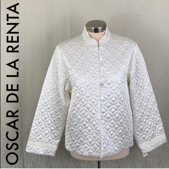 Oscar de la Renta Jackets & Blazers - 🆕 OSCAR DE LA RENTA QUILTED JACKET 💯AUTHENTIC
